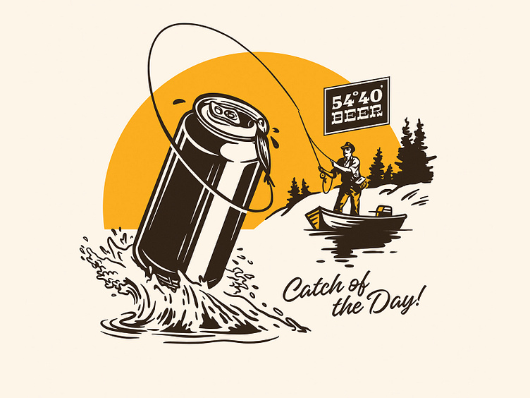 Catch of the Day by Jordan Wilson on Dribbble
