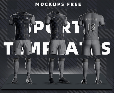 Goal Soccer Uniform Template 10