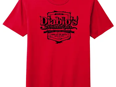 Diablo's Southwest Grill T-Shirt tshirt tshirtdesign wegiveashirt