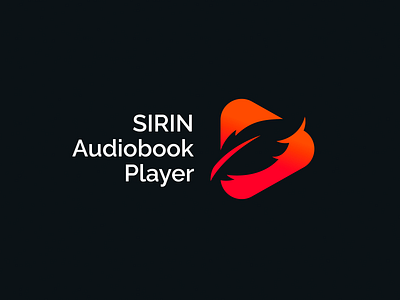 Sirin Audiobook Player audio audiobook book brand branding design font identity letter logo logotype pen play player sirin
