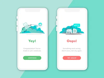 Daily UI 011 Success/Error Message app daily daily ui dailyui error message sucess ui ui design user experience ux