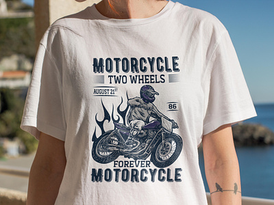 Motorbike T Shirt Design designs, themes, templates and downloadable graphic elements Dribbble