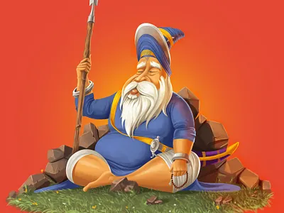nihang aman rajwansh cartoon character concept character design desi kalakaar design illustration illustrator indian indian culture indianart indianartist meditation punjab punjabicartoon rajwansh art sikh sikh culture sketch stone