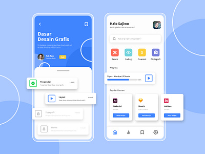 Education App app app design courses courses app dailyui design education education app interface ios ixd mobile mobile application mobile design ui ui mobile uidesign uiux user interface ux