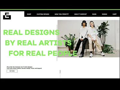 Everpress Shirts Landing Page eCommerce Modern Header redesign adobe photoshop adobe xd branding design ecommerce ecommerce design experience freelance freelancerlife header modern navigation redesign typography ui ux uidesign webdesign