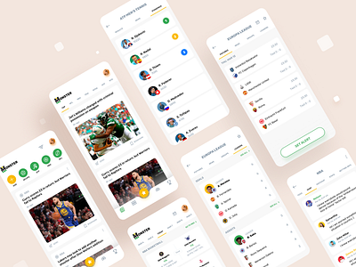 Sports App app app design design events news sports sports app