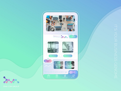 DNA Application app design application application ui branding design ui ui ux ui design uidesign ux