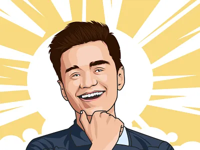 vector portrait art character creative design illustration illustrator portrait vector vexel work