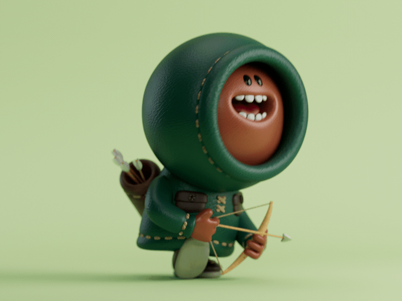 Hunting Character 3d animation character