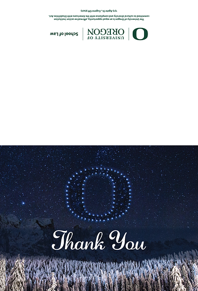 End of Year Thank You Card branding design photoshop art