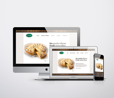 Lees Bakery html html css ux web design webdesign website