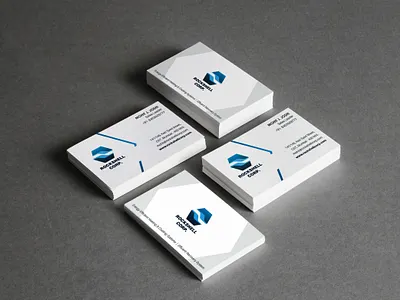 Rockshell - Visiting card brand identity branding business card design logo logodesign