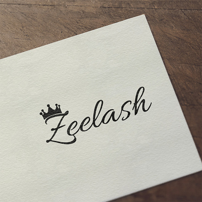 Zee Lashes illustrator logo logodesign logos