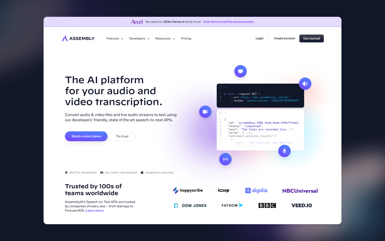 Assembly ai assembly branding clean design landing page logo redesign ui website