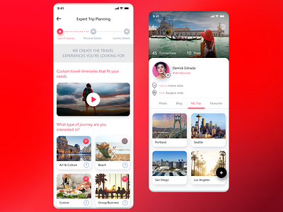 Travel App adventure blog booking app design destination hotel booking mobile app posting social media tourism travel travel app travel booking travelling trip trip planner ui uiux vacation vacation app