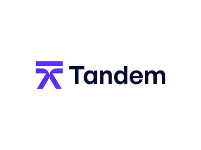 Tandem | Logo design branding branding and identity design identity identity branding logo logo design logo design branding logotype t logo tandem