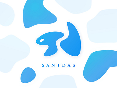 SantDas - Branding animal branding design gradient design graphic logo