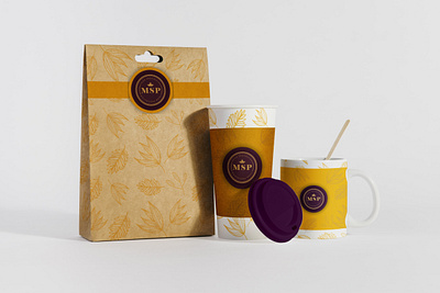 MSP Cup Packaging branding design foodpackaging graphic design package packaging packaging design
