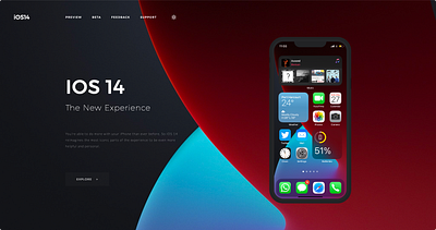 IOS14 Concept adobexd app apple design flutter illustration ios mock up