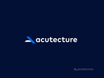 Logotype Acutecture branding design designlogo idenity identitydesign logo logodesign logotype logotype design