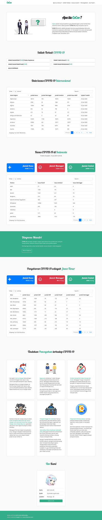covid web page 2 clean design illustration template ui ux web