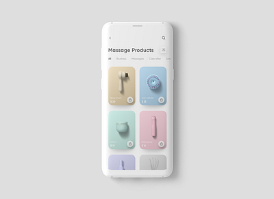 Product catalog 3d app cart catalog clean colors concept design design app flat interface mobile product design ui uiux ux web