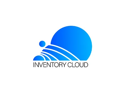 Inventory cloud blue board branding colors corners design grids job logo logotype lucid mark modern recruitment rounded sign startup value vector