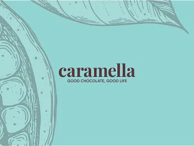 Caramella Chocolate branding business branding chocolate creative creativity design studio graphic design graphic designer logo mark visual identity wordmark
