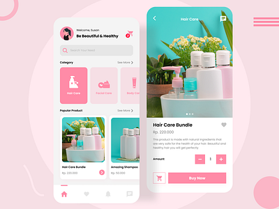 Beauty App app appdesign application design designer dribbbleshot indonesia designer mobile app mobile app design mobile ui trends ui ui ux uitrends uitribe ux