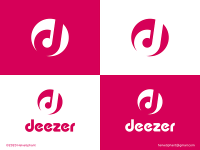 deezer - proposal brand design brand designer branding creative logo d logo deezer designispiration icon logo logo design logo design concept logo designer logotype minimalist logo music app music note negative space logo note logo typography