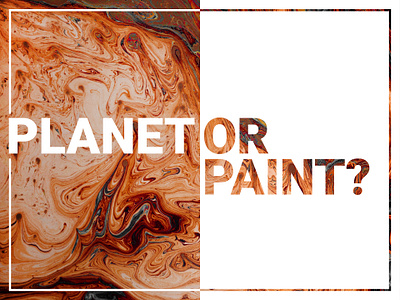 Planet or paint? colors paint photoshop planet space