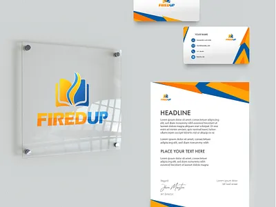 Fired up Logo design adobe photoshop branding design ecommerce logo logo design ui ux