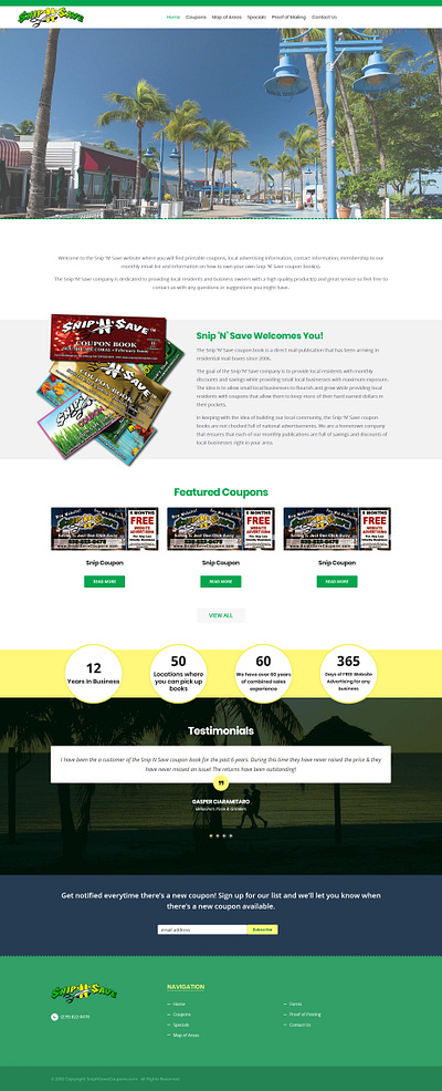 Snip N Save Coupons custom website design design responsive design responsive website responsive website design ui ux website wordpress design wordpress development