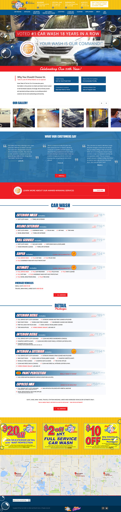 Fast Eddie's Car Wash Detail Center custom website design design responsive design responsive website responsive website design website wordpress design wordpress development wordpress theme