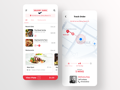 Restaurant food delivery dudes app design dailyui delivery food food app food app design food app ui food delivery food ui minimal restaurant uiux