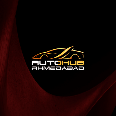 Autohub - Ahmedabad autohub brand and identity branding car design