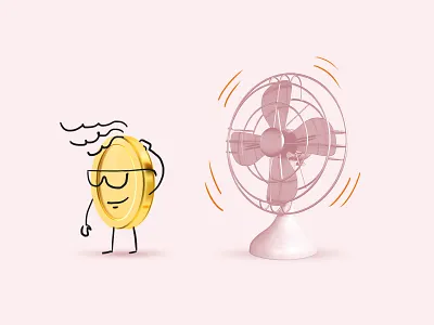 investment climate 3d banking business capital character climate coin fan fun gold illustration investment money stroke transfer venture