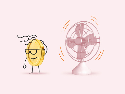investment climate 3d banking business capital character climate coin fan fun gold illustration investment money stroke transfer venture