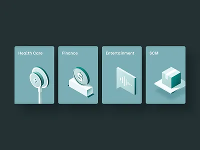 Category ai domain finance healthcare icon illustration