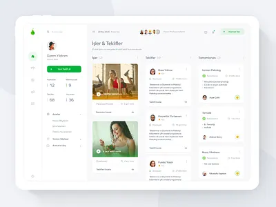 Armut Redesign - Dashboard Concept app design dashboad design desktop product service app ui userinterface ux web