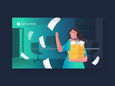 Quit Job design illustration