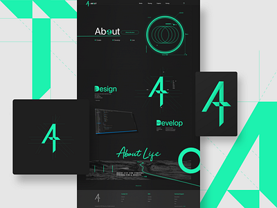 Home Page For Personal Website logo web design