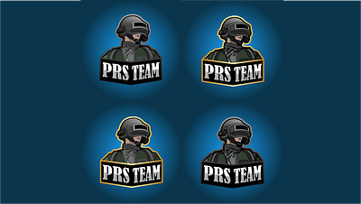 PRS TEAM gaming profile cover collection cover cover art cover artwork cover design design flat game game art gaming gaming logo gaminglogo illustration pubg vector