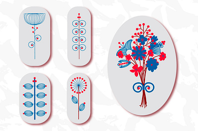 Scandi flower арт вектор графика дизайн знак иллюстрация концепт модный нордик открытка постер принт символ сканди стиль скандинавские цветы стиль текстиль фон цветок элемент