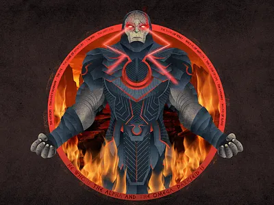 Darkseid 2021 apokolips dc dccomics design dribbble follow illustration newgods shot snydercut vector