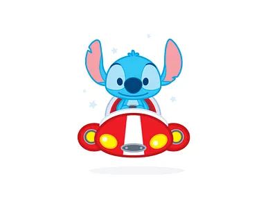 Stitch adobe illustrator cute disney illustration jerrod maruyama kawaii vector