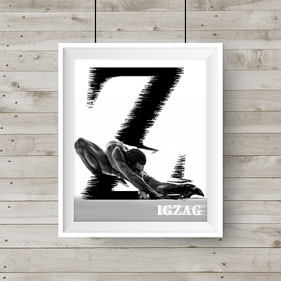 ZIGZAG ballet art ballet cover art cover design dance dancer decor decorative art design flower letter picture poster wallart zigzag