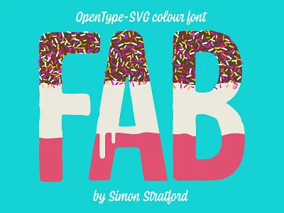 Fab lolly font design display font handmade illustration lettering type typeface