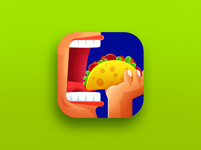 Taco Challenge app icon app eating food icon taco tacos