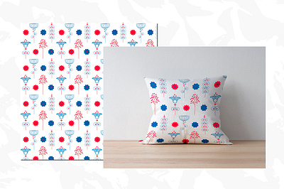 Scandi flower. Seamless pattern design flower scandi flower seamless pattern sketch wall pattern арт вектор винтаж графика домашний декор знак иллюстрация нордик нордик стиль постер символ скандинавия